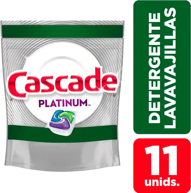 Cascade Detergente Para Máquina Lavavajillas Platinum Actionpacs