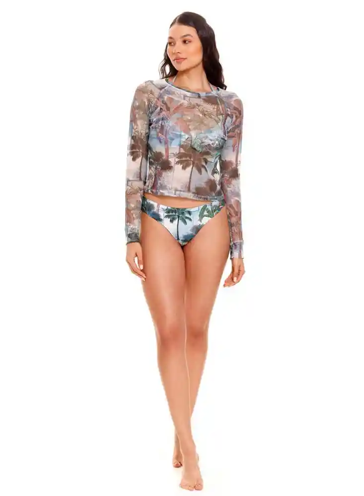 Vestido de Baño Camibuso L-verde