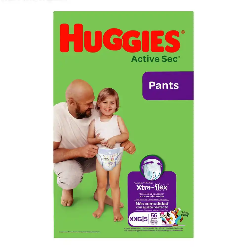 Huggies Pañales Desechables Pants  Xtra-Flex Etapa Xxg 