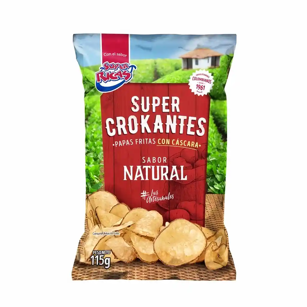 Super Ricas snacks sabor natural