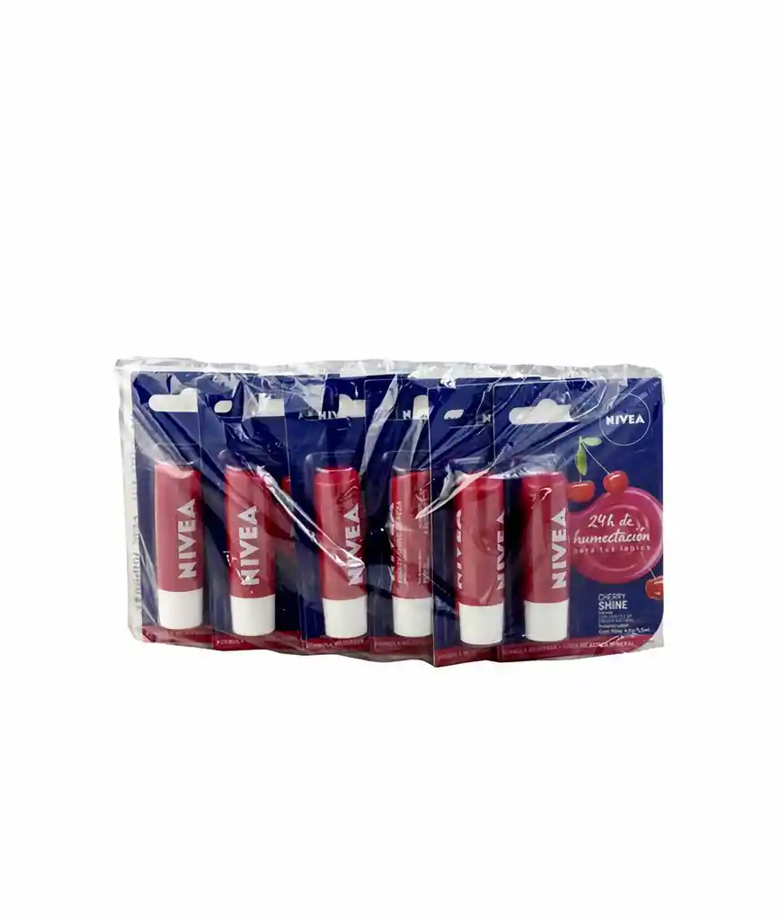 Nivea Protector Labial Cereza x 12 Unidades