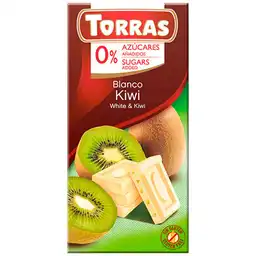 Torras Chocolate Blanco con Kiwi