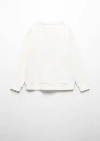 Buzo Sudadera Nyc Offwhite Talla 14 Niños Mango