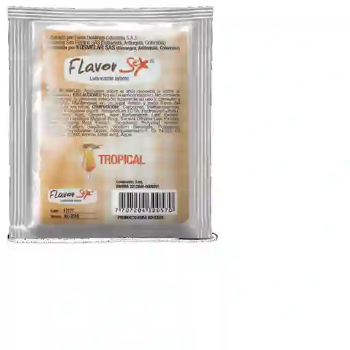 Flavor Sex Lubricante Caliente Tropical