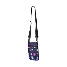 Bolso Crossbody Para Celular Negro Serie Miniso