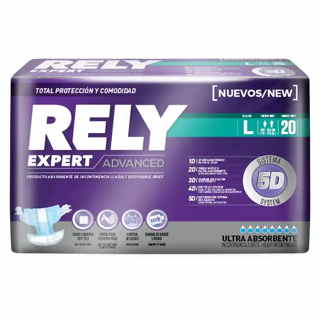 Rely Expert Pañales de adulto