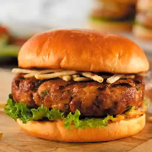 Hamburguesa de Pollo y Cerdo