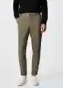 Pantalón Agave Khaki Talla 42 Hombre Mango