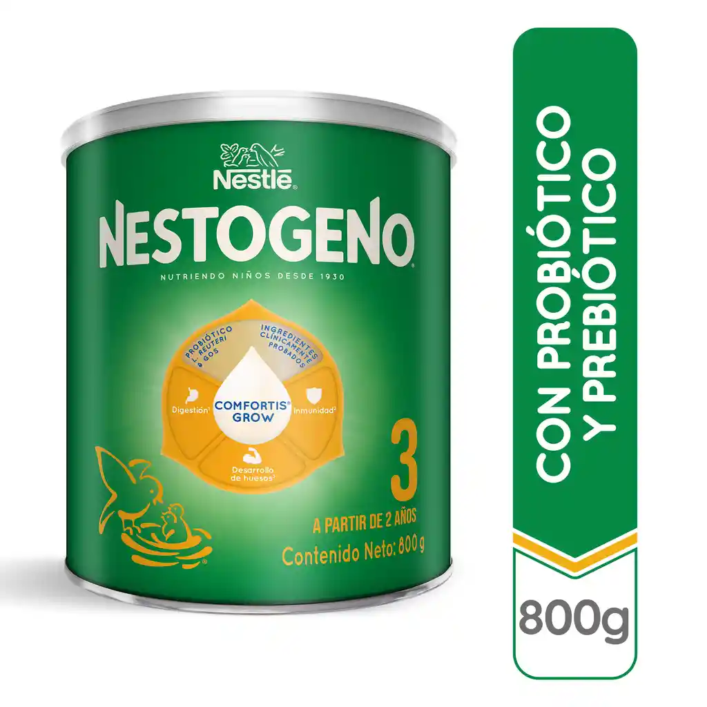 Alimento lácteo NESTOGENO Etapa 3 x 800g