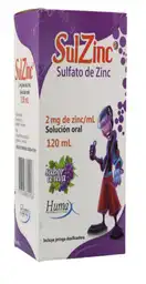 Sulzinc Solución Oral (2 mg)