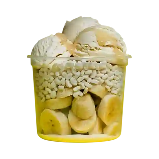 Banano con Helado
