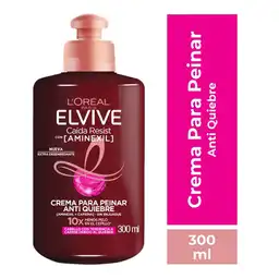 Crema para Peinar Elvive Loreal Paris Caída Resist Aminexil 300 ml