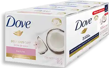 Dove Jabón En Barra Por 4 Unidades