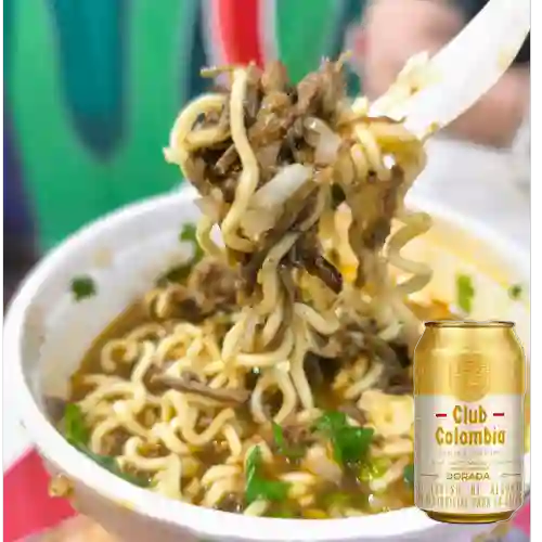 Combo Birriaramen + Club col. Dorada 300ml