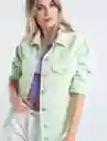 Chaqueta Chirico Mujer Verde Carrizo Claro Talla S Naf Naf