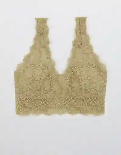 American Eagle Brasier Lace Padded Basic Verde 400347837466