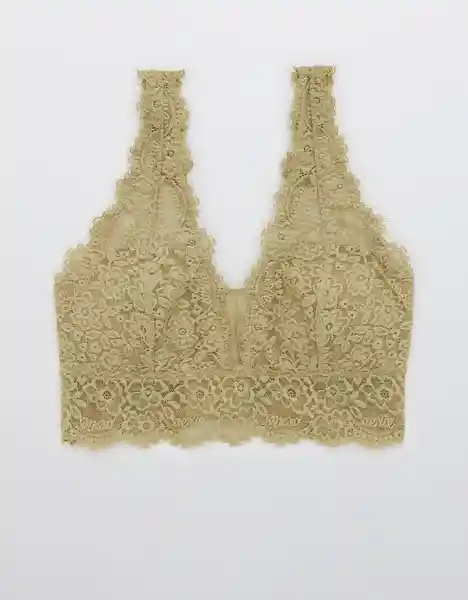 American Eagle Brasier Lace Padded Basic Verde 400347837466