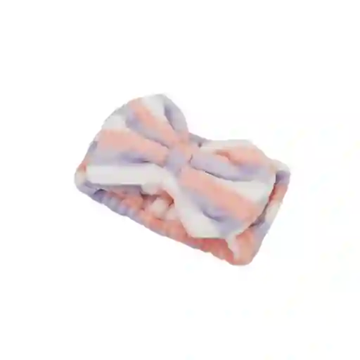 Banda Para el Cabello Con Moño y Rayas Miniso