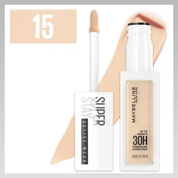 Maybelline Corrector Superstay Active Wear 30 Horas Concealer 15