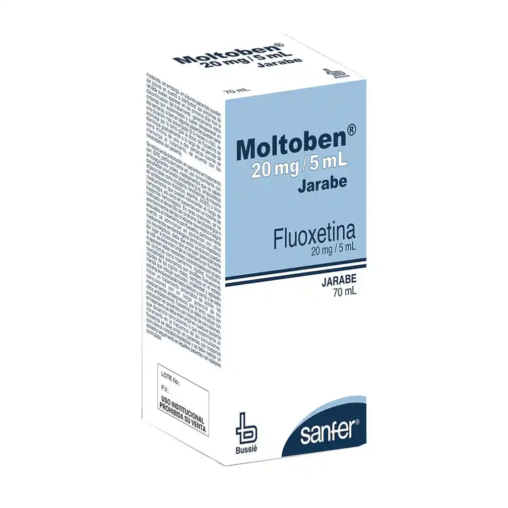 Moltoben Fluoxetina 20/5 Mg/ml Jarabe