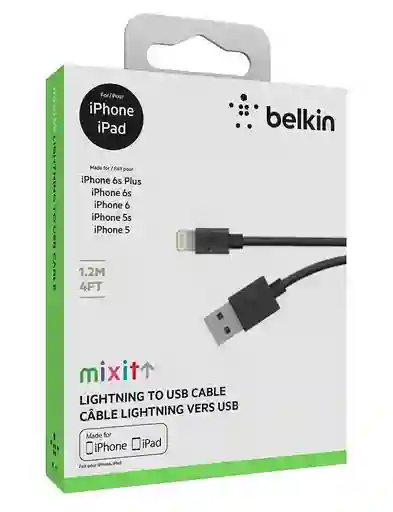 Belkin Cable Lightning/Usb 1 2 Met