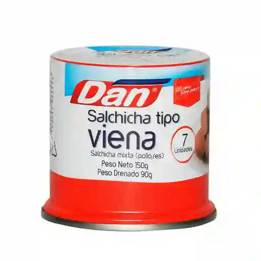 Dan Salchicha Tipo Viena Mixta Pollo y Res 