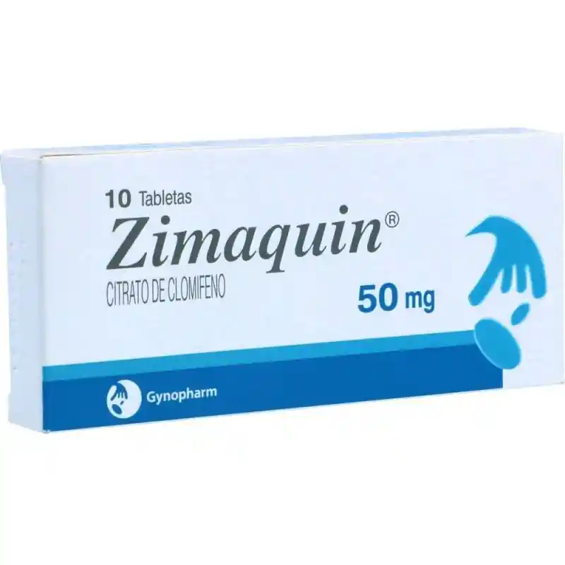Gynopharm Zimaquin Clomifeno citrato (50 mg) 10 Tabletas