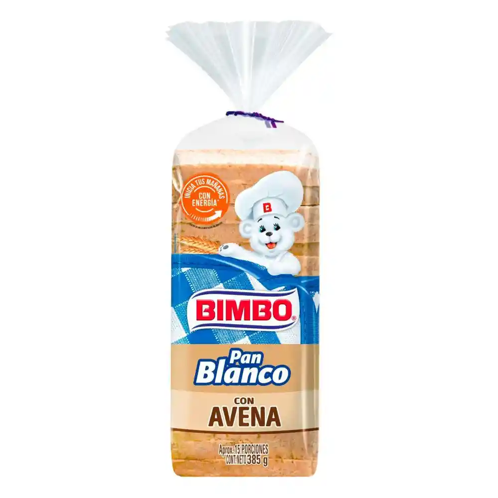 Pan Bimbo Blanco Avena (385 Gr)