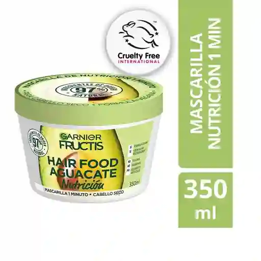 Tratamiento Capilar Hair Foof Garnier Aguacate Nutrición 350 mL