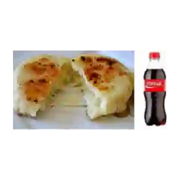 Arepa con Queso + Coca-Cola 250 ml