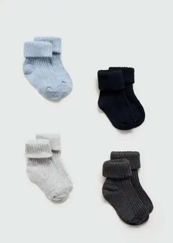 Calcetines Grey7 Gris Talla 62 Niños Mango