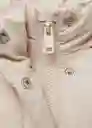 Abrigo Anorak Vega Piedra Talla 13 Niñas Mango