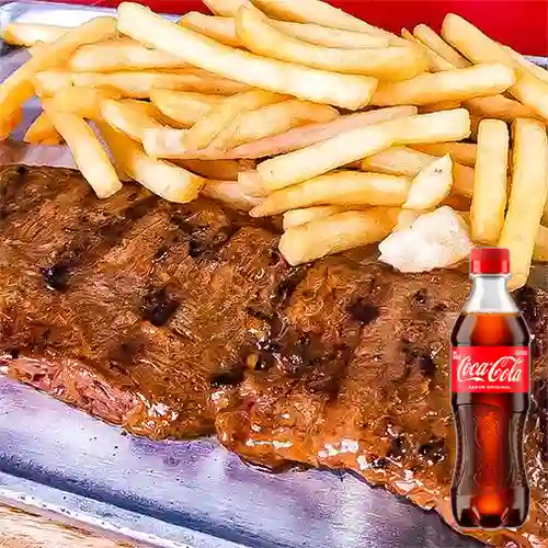 Combo lomo + coca cola original 400 ml