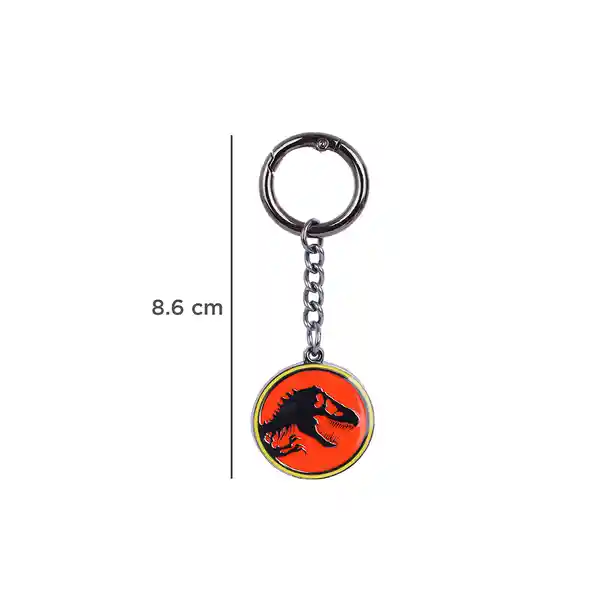 Llavero Logo Serie Jurassic World Rojo Miniso