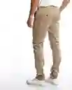 Pantalon Khakis Rocket Caqui Talla 28 Hombre Chevignon