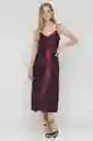 Vestido Midi Tiffany Color Magenta Talla M Ragged