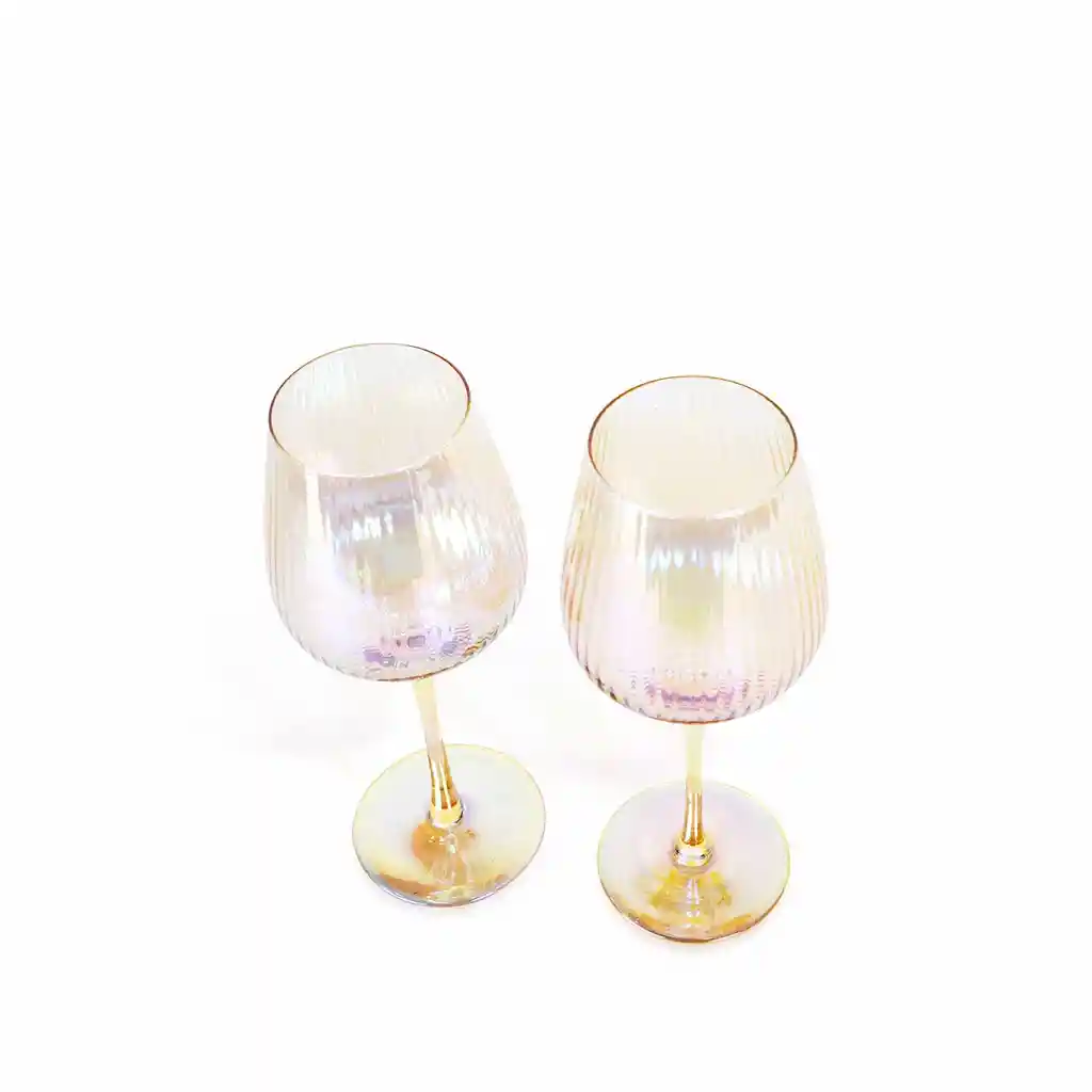 Set Copa Ámbar Tornasol 23644 Ambiente Gourmet
