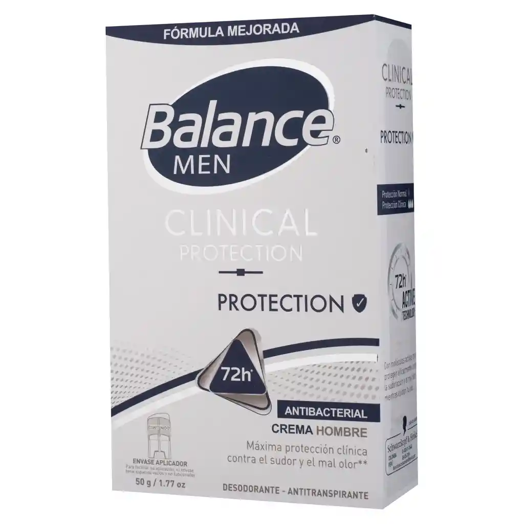 Balance Desodorante Clinical Protection en Crema