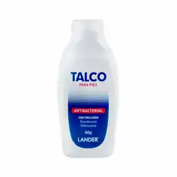 Lander Talco para Pies Antibacterial con Triclosán