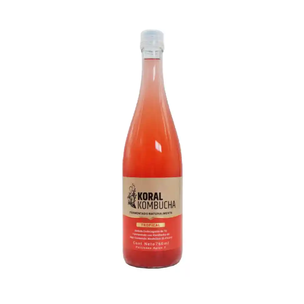 Koral Kombucha Tropical Frasco de Vidrio