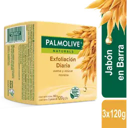 Palmolive Jabón Avena en Barra 120 g x 3 Und