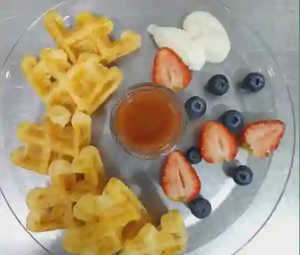 Waffle Pan de Yuca
