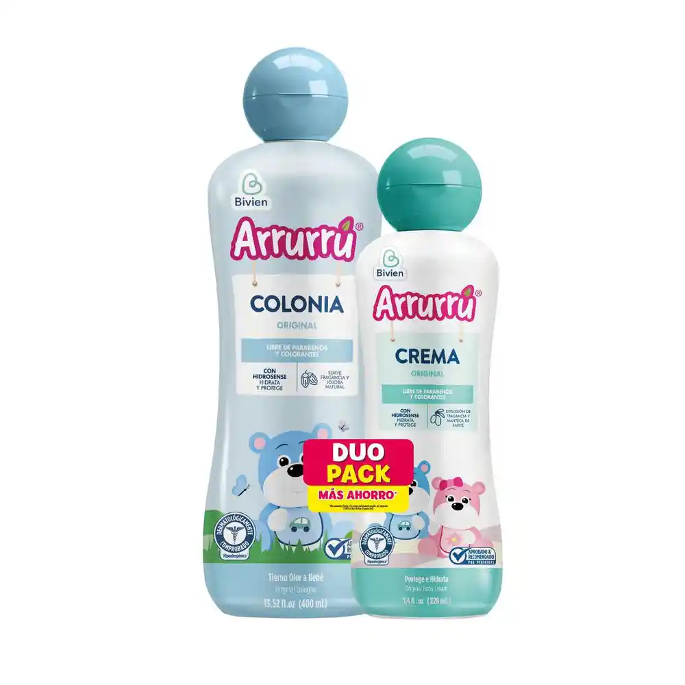 Of Colonia Azul + Crema Bebe Arrurru