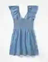 Vestido Mujer Azul Talla SMALL 400381109536 American Eagle