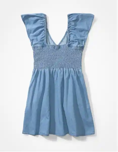 Vestido Mujer Azul Talla SMALL 400381109536 American Eagle