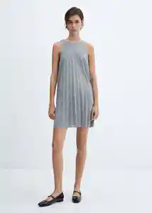 Vestido Sara-H Gris Claro Vigoré Talla S Mujer Mango