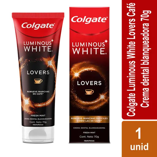 Colgate Crema Dental Luminous White Lovers