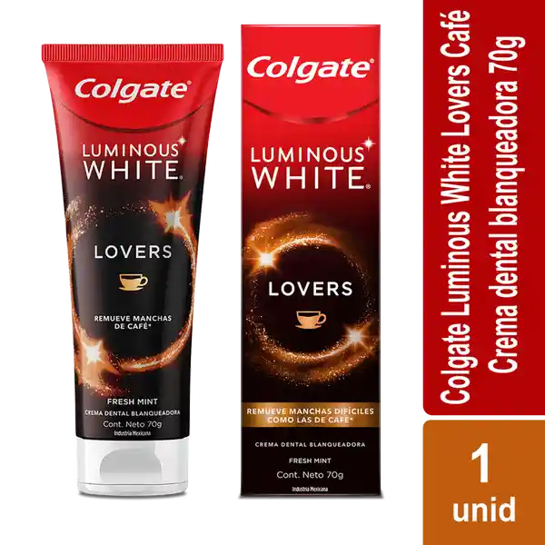 Colgate Crema Dental Luminous White Lovers