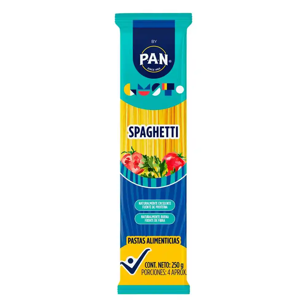 Pastas Pan Alimenticias Spaghetti (250 Gr)
