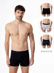 Boxer Ajustado Pqt Hombre M-stdo 3
